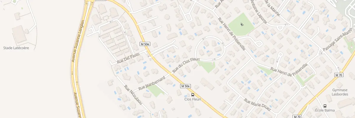 Plan du 3 Rue du Clos Fleuri à Balma