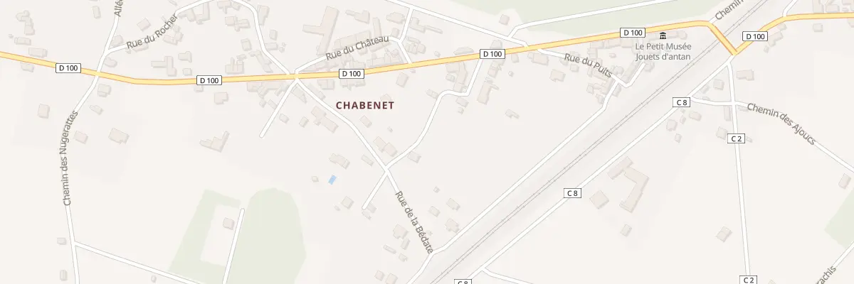 Plan du 13 Rue de la Bedate au Pont-Chrétien-Chabenet