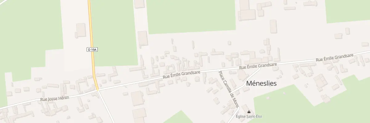 Plan du 29 Rue Emile Grandsare à Méneslies
