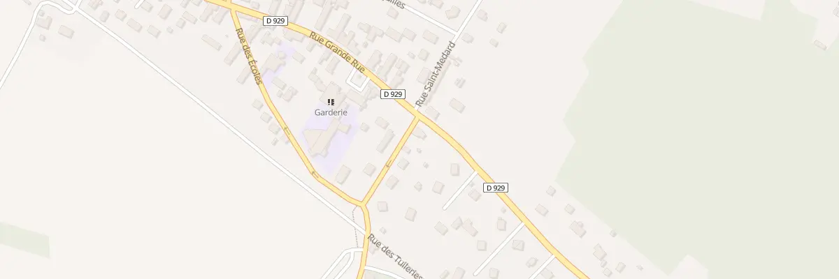 Plan du 95 Rte Nationale à Chaudon