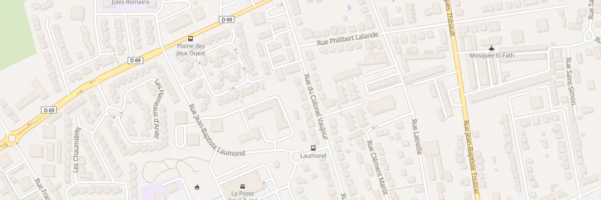 Plan du 39 Rue Col Vaujour à Brive-la-Gaillarde