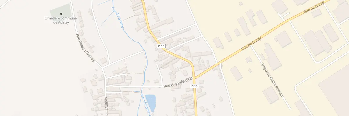 Plan du 93T Rue Haute d’Aulnay à Mer