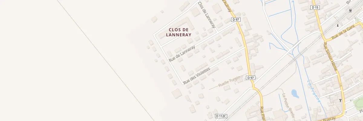 Plan du 15 Rue de Lanneray à Mer