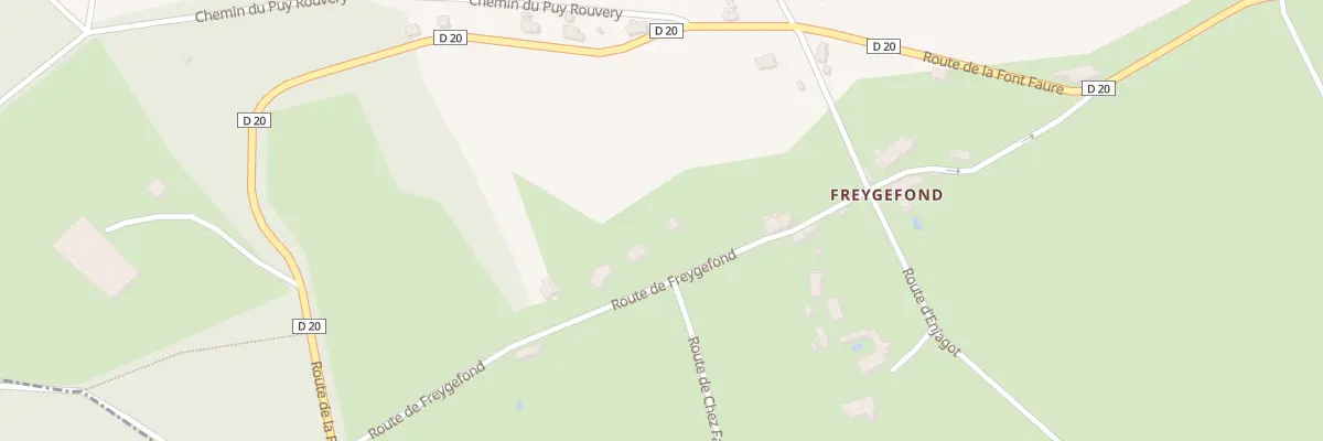 Plan du 5426 Freygefond à Masseret
