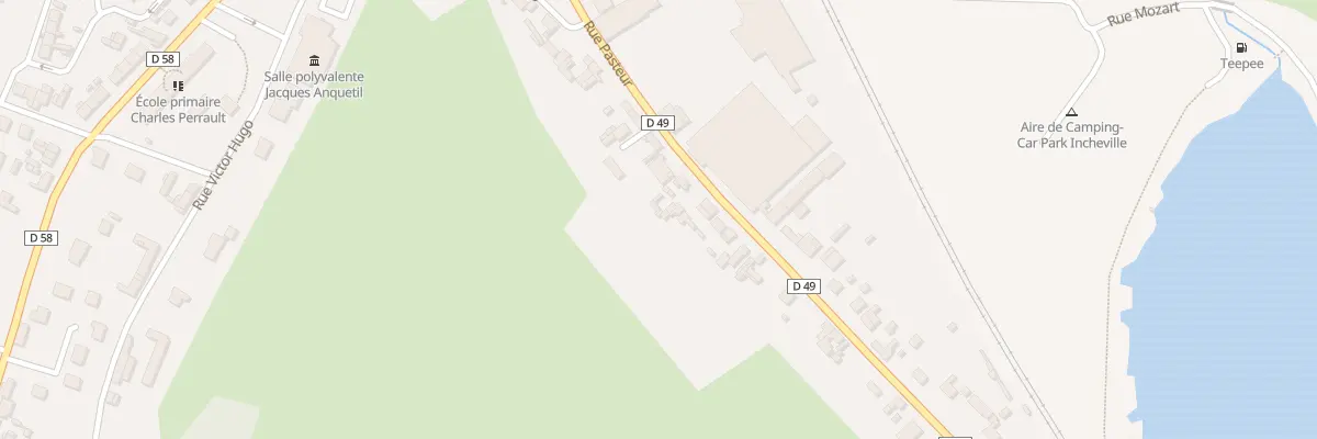 Plan du 10B Rue Pasteur à Incheville