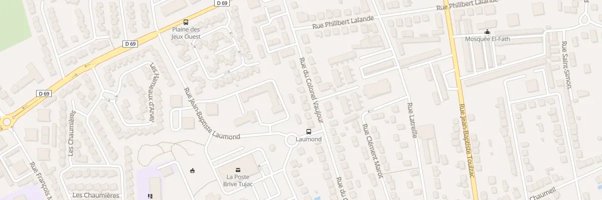 Plan du 35 Rue Col Vaujour à Brive-la-Gaillarde