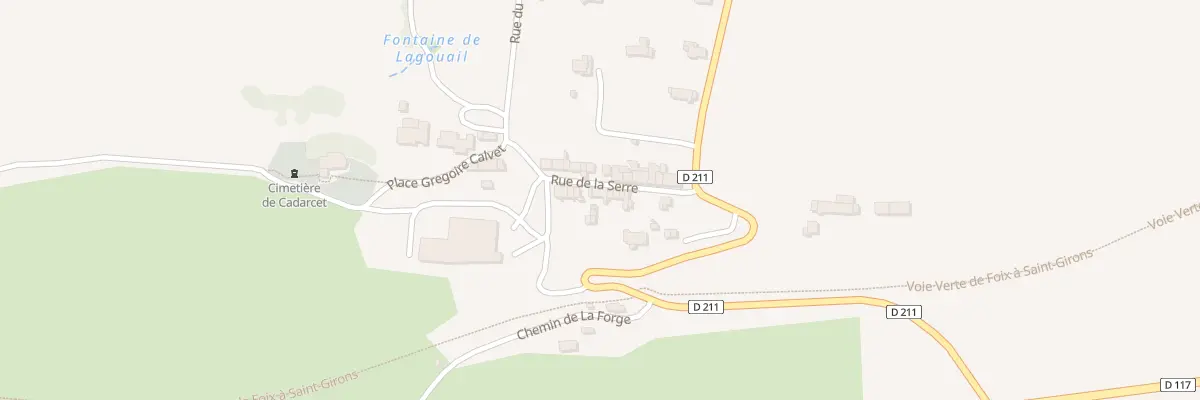 Plan du 55 Lasserre Village à Cadarcet