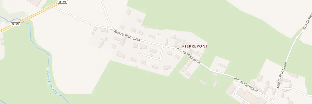 Plan du 5267 Pierrepont à Grandcourt