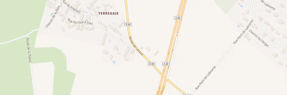 Plan du 2329 Rte de Lacave à Pinsac
