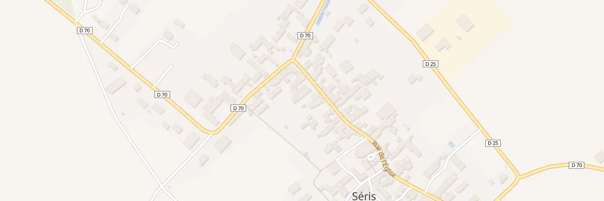 Plan du 9 Rue de l’Eglise à Séris