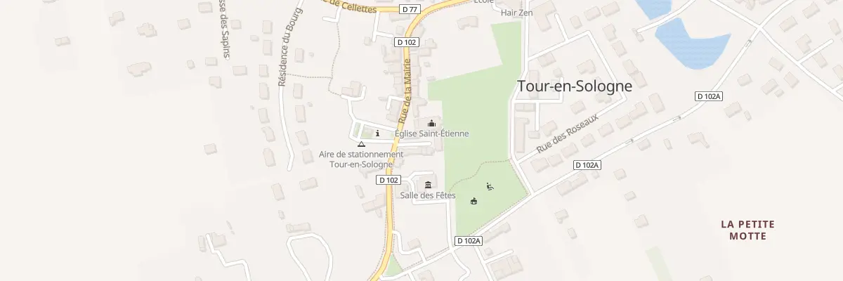 Plan du 157 Rue de la Mairie à Tour-en-Sologne