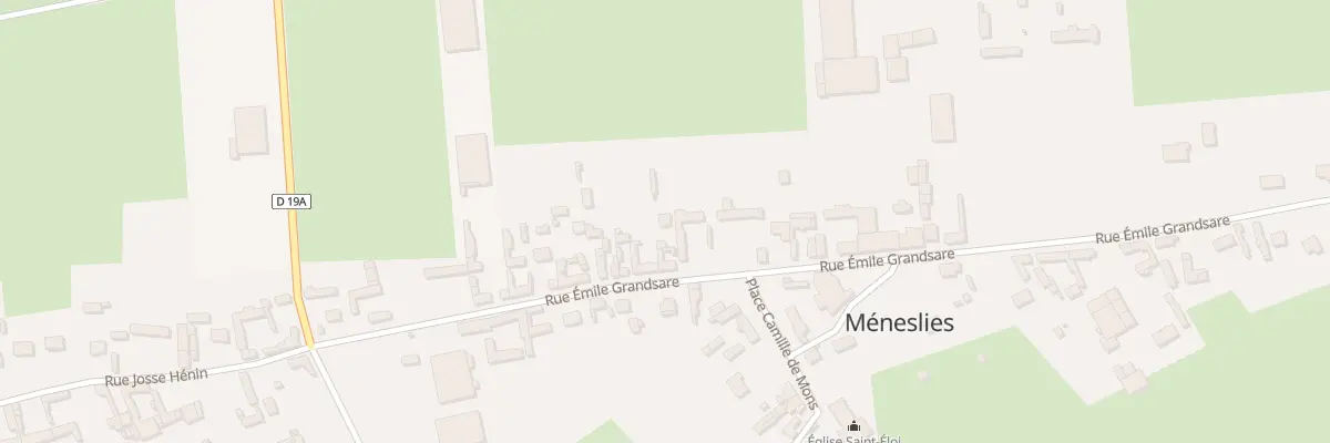 Plan du 35B Rue Emile Grandsare à Méneslies
