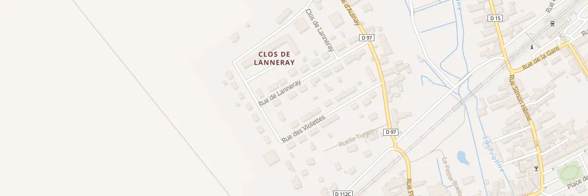Plan du 13 Rue de Lanneray à Mer