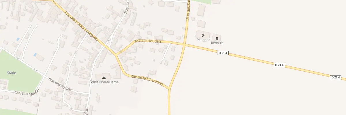 Plan du 18 Rue de Houdan à Bû
