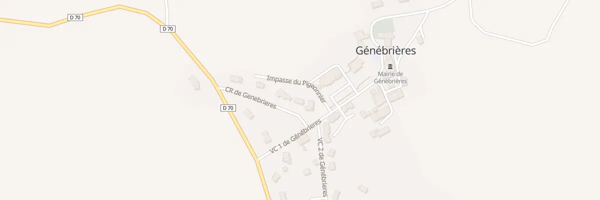 Plan du 5125 Genebrieres à Génébrières