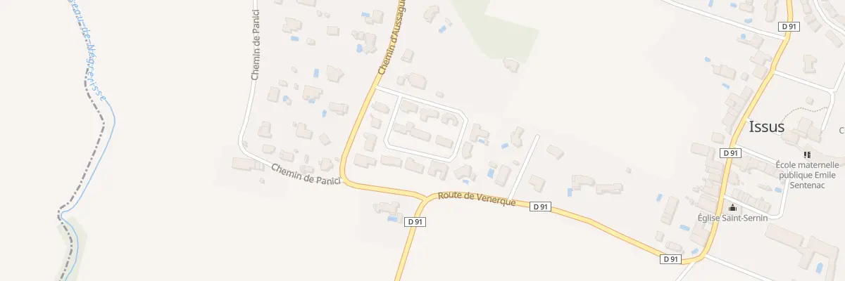 Plan du 3 Rue de l’Ausel à Issus