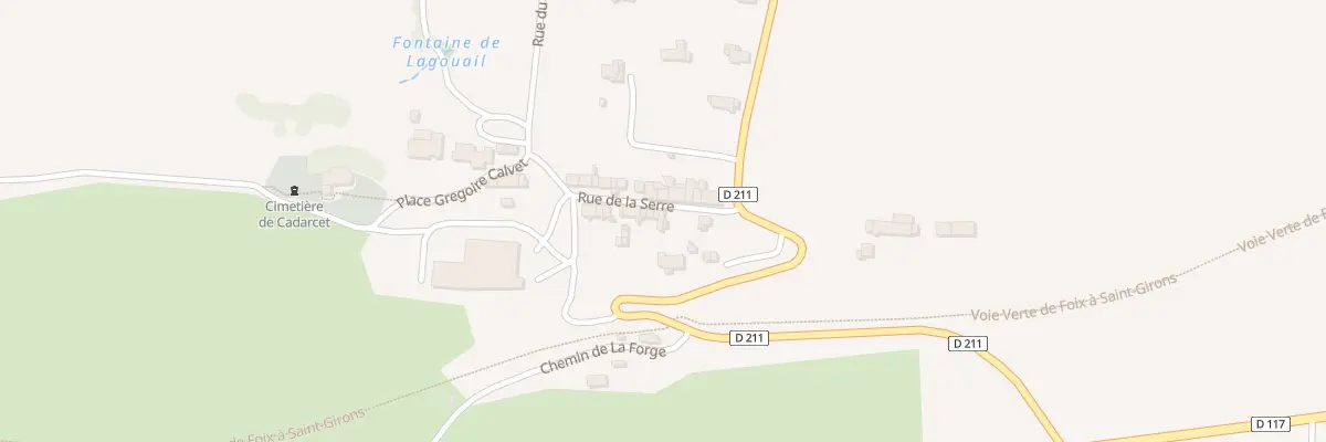 Plan du 59 Lasserre Village à Cadarcet