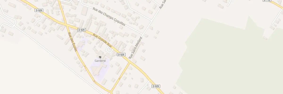 Plan du 19B Rue St Medard à Chaudon