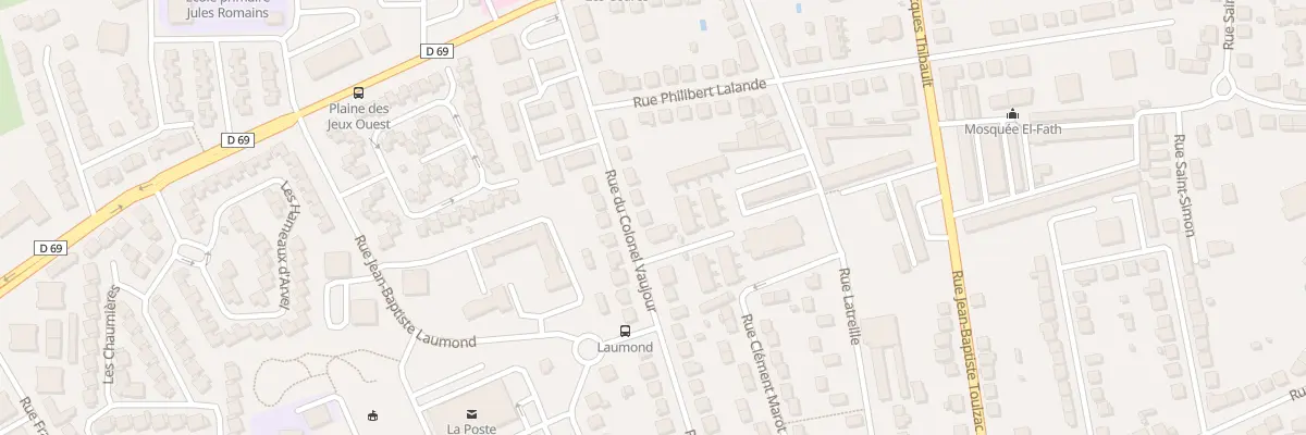 Plan du 40 Rue Col Vaujour à Brive-la-Gaillarde