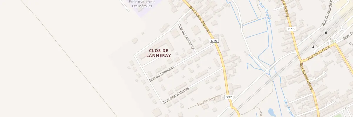 Plan du 10 Rue de Lanneray à Mer