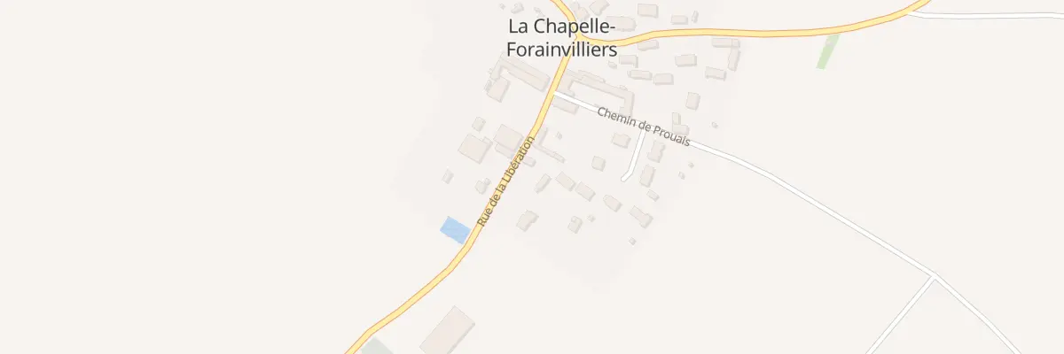 Plan du 5 Rue de la Libération à La Chapelle-Forainvilliers