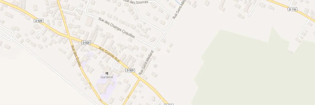 Plan du 17 Rue St Medard à Chaudon