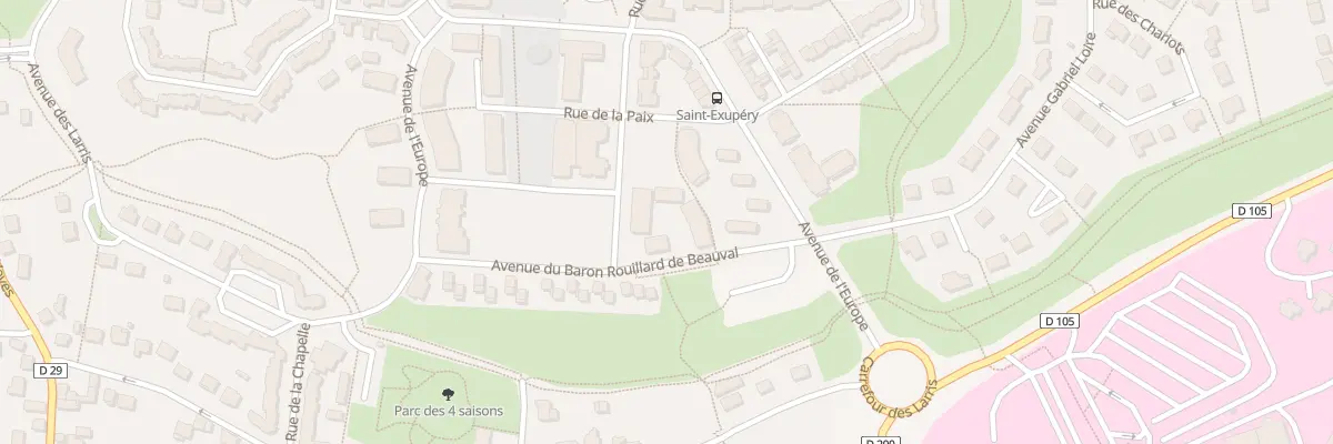 Plan du 13 Av Baron Rouillard de Beauval au Coudray