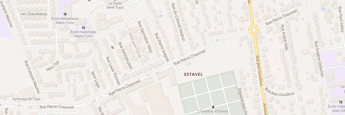 Plan du 14 Rue Pierre Soignet à Brive-la-Gaillarde