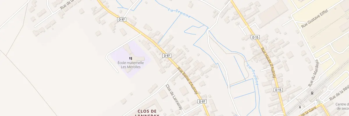 Plan du 34 Rue Basse d’Aulnay à Mer