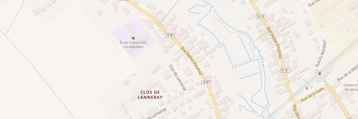 Plan du 9 Rue Basse d’Aulnay à Mer