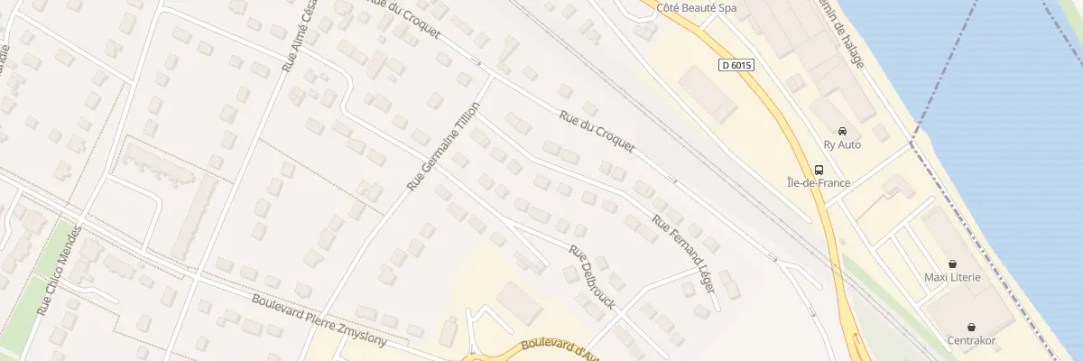 Plan du 15 Rue Fernand Leger à Vernon