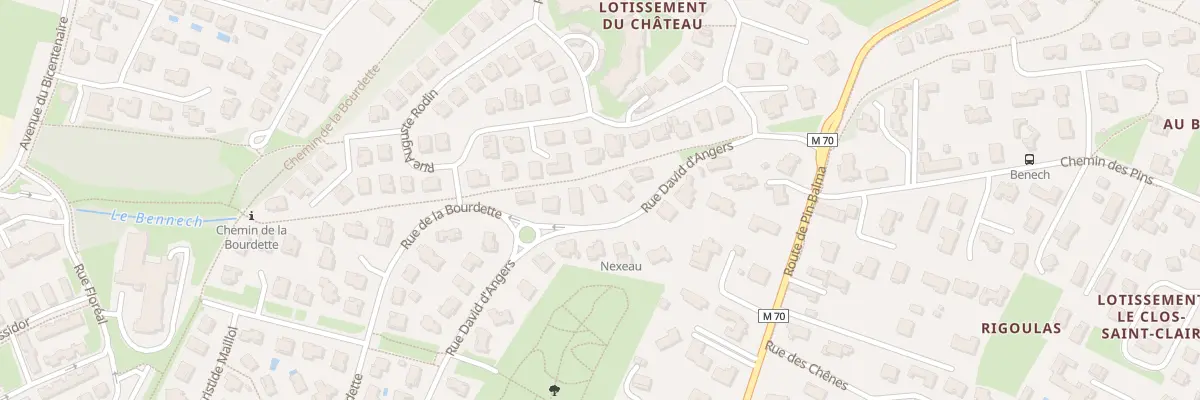 Plan du 33 Rue David d’Angers à Balma