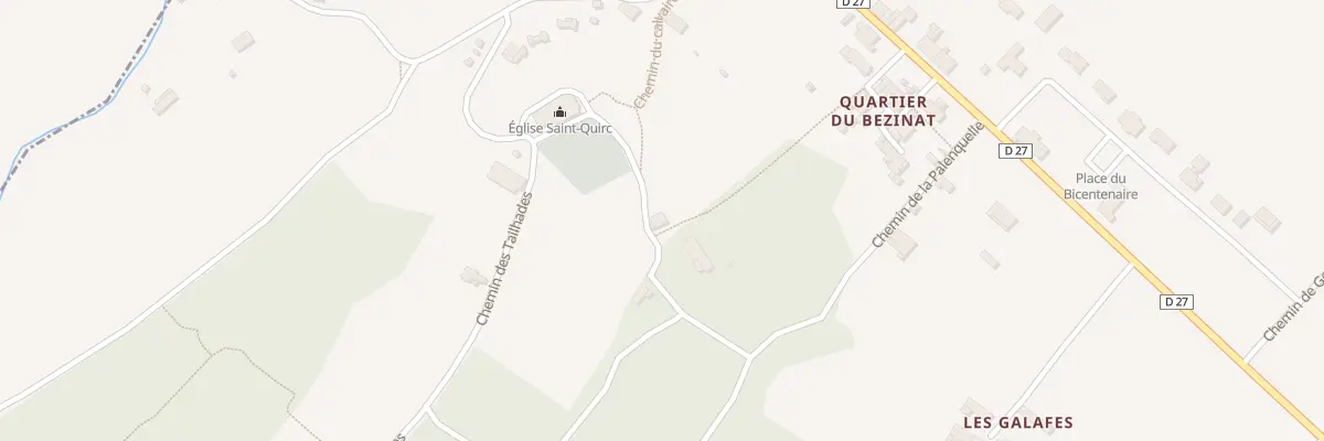 Plan du 92 Le Moulin à Saint-Quirc