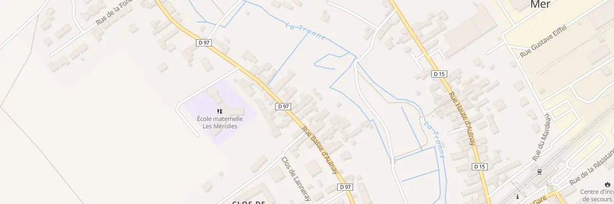 Plan du 30 Rue Basse d’Aulnay à Mer