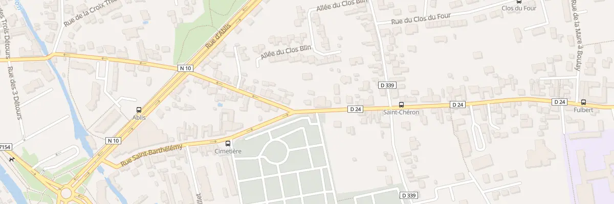 Plan du 1 Rue Saint-Chéron à Chartres