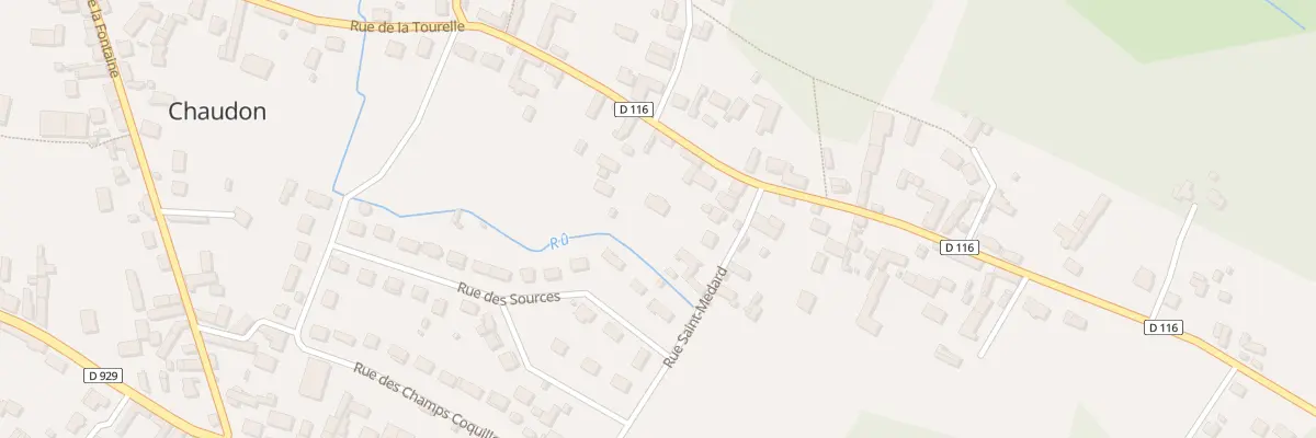 Plan du 37A Rue des Graviers à Chaudon