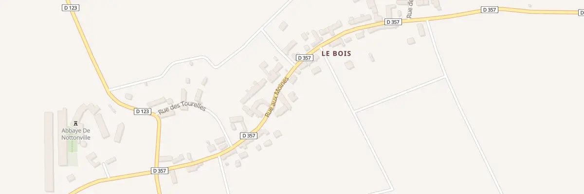 Plan du 14 Rue aux Moines à Nottonville