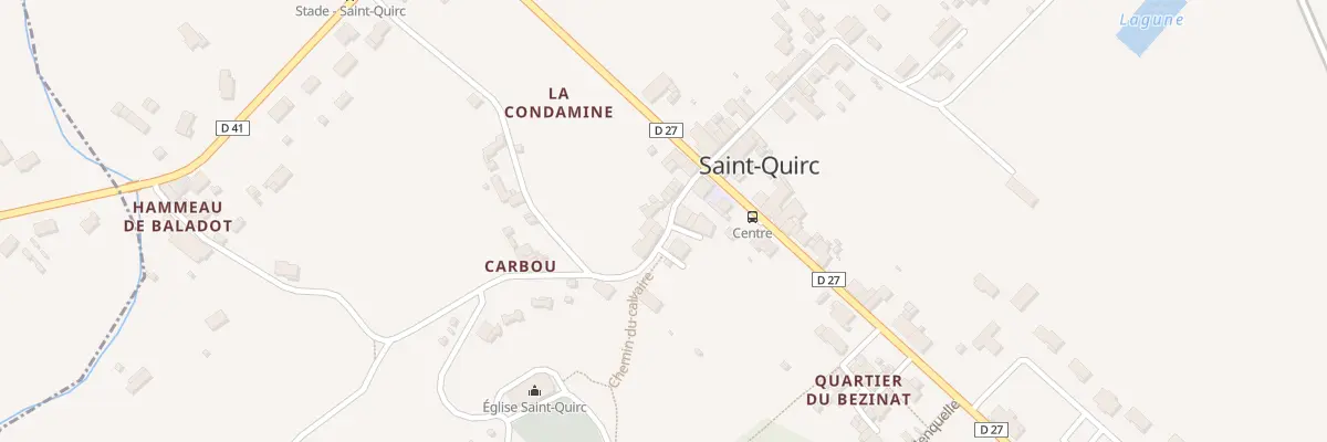 Plan du 4 Rue de l’Église à Saint-Quirc