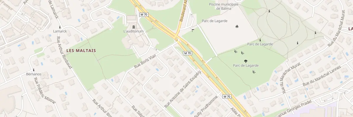 Plan du 4 All Pierre Benoît à Balma