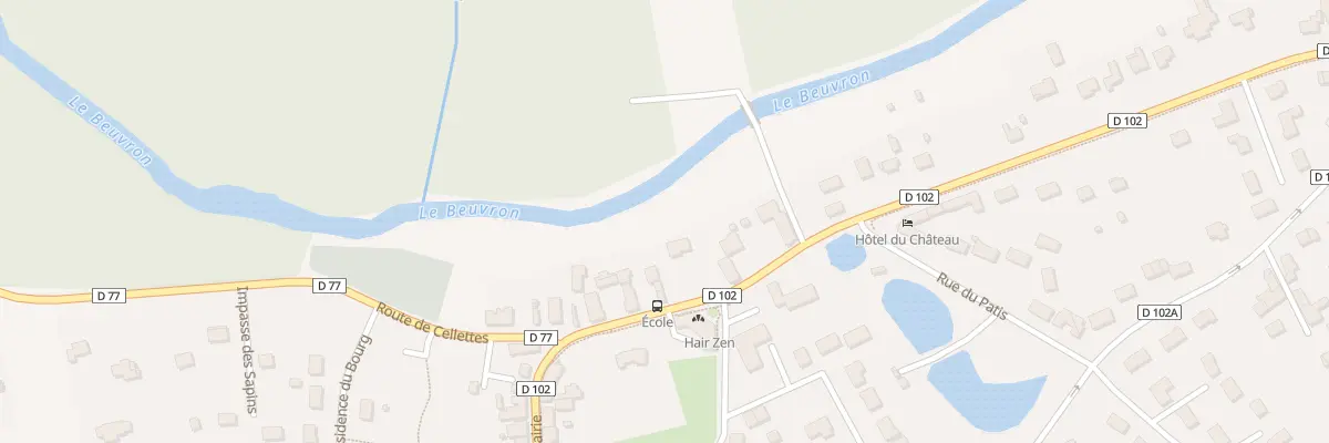 Plan du 97 Rue de la Motte à Tour-en-Sologne