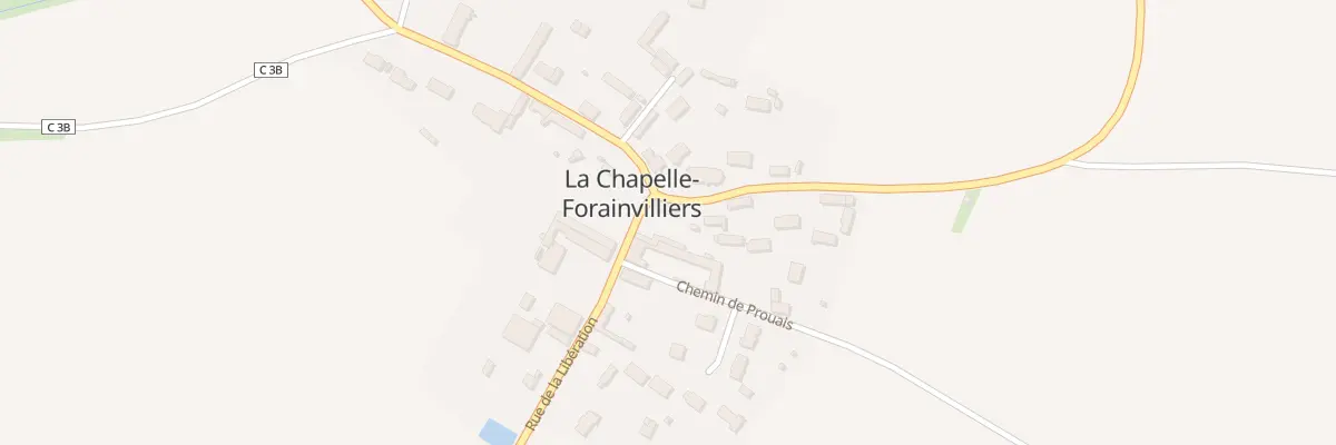 Plan du 1 Rue de la Libération à La Chapelle-Forainvilliers