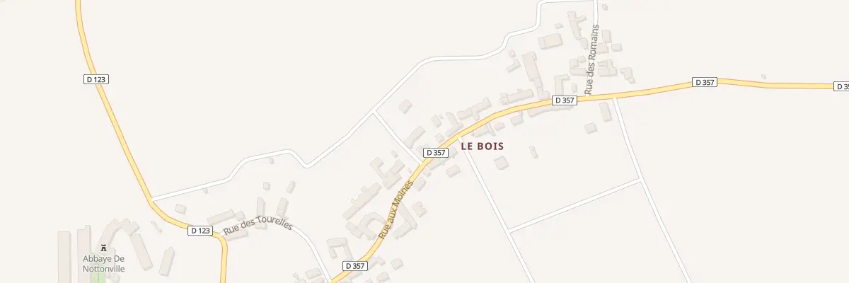 Plan du 25 Rue aux Moines à Nottonville