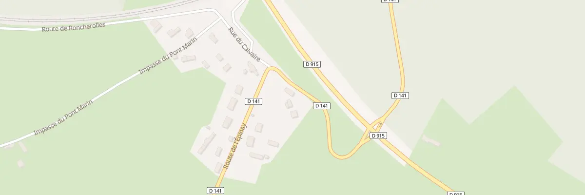 Plan du 215 Rte du Calvaire à Roncherolles-en-Bray