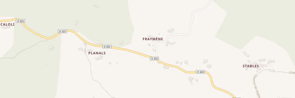 Plan du 121A Fraymene à Saurat
