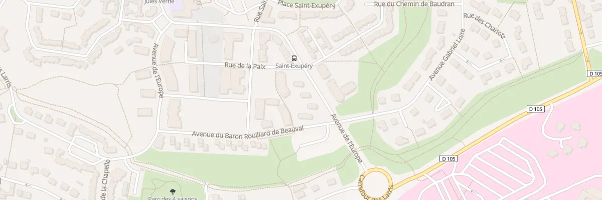Plan du 44 Av de l’Europe au Coudray