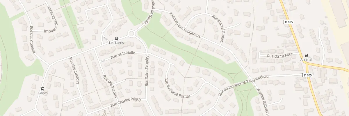 Plan du 5 Rue du Fossé Portier au Coudray