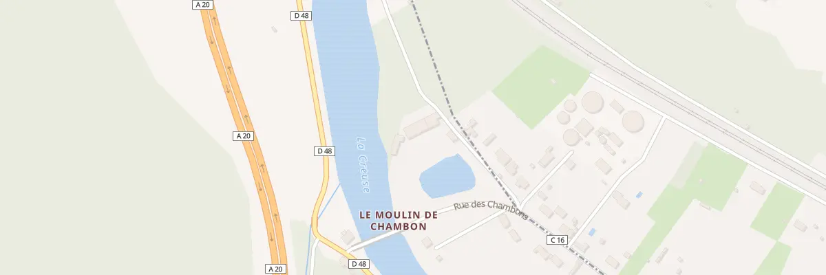 Plan du 70 Rue des Chambons à Argenton-sur-Creuse