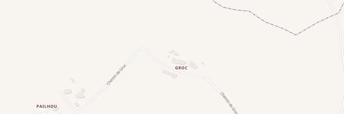 Plan du 3 Groc à Saint-Quirc