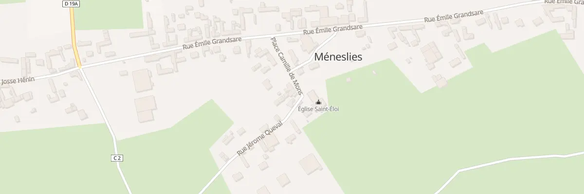 Plan du 10 Pl Camille de Mons à Méneslies