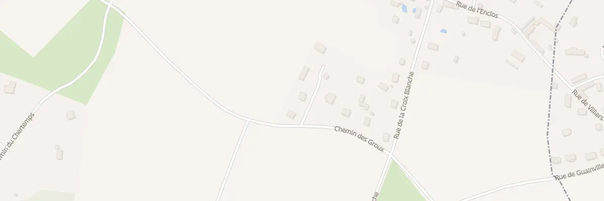 Plan du 154 Che des Groux à Guainville